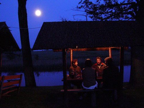 wieczór nad Krutynią